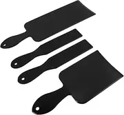 FOYTOKI Hair Coloring Tool Kit 4pcs Hair Tinting Plates Highlighting Board for Easy Dyeing