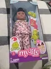 My Life As Poseable Grinch Sleepover 18 inch Doll, Dark Brunette Hair Brown Eyes