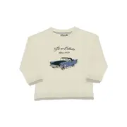 [BONPOINT] BONPOINT Layering effect T-shirt with print Kids 6Y 6Y White