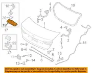 HYUNDAI OEM 17-18 Elantra Trunk Lid Lid Components-Release Switch 81260F2010