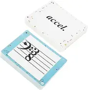UPKOCH 80pcs Music Education Flashcards: Piano Note Theory Flash Cards - Effective Music Theory Learning Aid - Compatible With Multiple Instruments