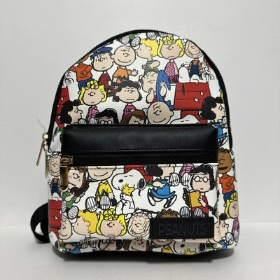 Peanuts Snoopy Charlie Brown and friends Backpack By Bioworld ( New With Tags )