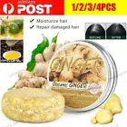 1-4x Ginger Hair Regrowth Shampoo Bar Soap Hair Growth Anti Hair Loss Smoothing