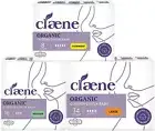 Claene Organic Regular & Large & Overnight Menstrual Pads Sanitary Napkins Wings