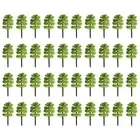 40pcs Train Layout Iron Wire Model Trees Railroad Scenery HO OO Scale 1:100