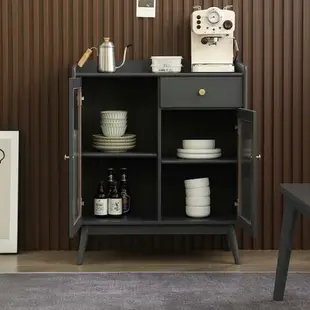 餐邊櫃 艾迪嘉可可西現代簡約實木餐邊櫃家用客廳酒櫃茶水櫃北歐餐廳碗櫃 限時88折