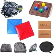 Korean Folk Game Set, Korean Traditional Play Game Set, Gonggi Jack Stone Pebbles Set, Traditional Stone Game, Hand Eye Coordination Training Toy