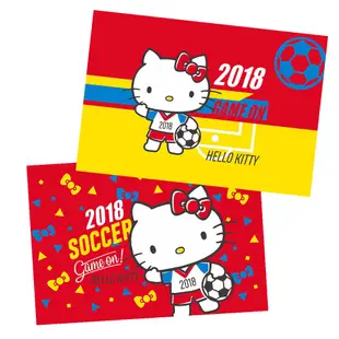 HELLO KITTY 世界足球 單人 雙人 床包 枕頭套 薄被套 涼被 兩用被 兒童午睡枕 枕頭 正式授權 台灣製 紅