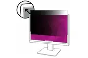 3M High Clarity Privacy Filter for 21.5inch Monitor with Adhesive Strips and Slide Mounts, 16:9