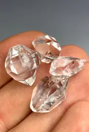 11g 4pcs HERKIMER DIAMOND rough natural AAA LOT #OTH99