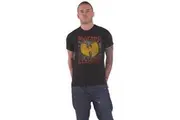 Wu Tang Clan T Shirt Tour 93 Band Logo new Official Mens Black