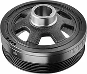 A-Premium Engine Harmonic Balancer Pulley - SOHC 2.6L 2.8L 3.2L 4.3L 5.0L 5.5L - Compatible with Mercedes-Benz Cars - 98-08 - C240, C280, C320, C43 AMG, S350, S430, S500, E320 & More, for# 1120351400