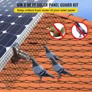 30m*20cm Solar Panel Bird Proofing Stainless Steel Mesh & 100Pcs Fasteners