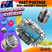 Male Masturbator Stroker Mens Masturbation Cup Trainer Pocket Pussy Sex Toy