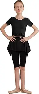 [iiniim] Kids Girls Activewear Set 2-Piece Dance Workout Athletic Clothing Set for Gymnastics Sports Outfit 3-14 Years