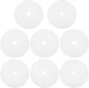 OSALADI Food 8pcs Sheets Round Dryer Pad Fruit Dryer Liner Round Dehydrator Liner Steam Paper Silicone Mat Fruit s Freeze Dryer Machine Non Stick White Supplies Silica Gel