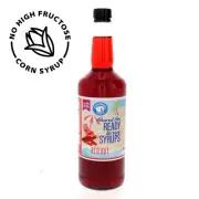 Hypothermias RED HOT Flavor Syrup Snow Cone machine Shaved Ice QUART
