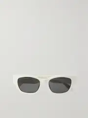 [CELINE Eyewear] CELINE Eyewear - Square-frame Acetate Sunglasses - Ivory - One size One size Ivory