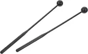 Hoement 2Pcs Durable Mallets for Marimba Hammers Comfortable Grip Drumsticks for Beginners and Music Enthusiasts Smooth Surface Design