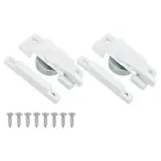 2pack Window Sash Locks Side Hole Sliding Cam Sash Locks with Rectangle Keeper