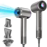 Hair Dryer with Diffuser, 150,000 RPM High Speed Negative Ionic Blow Dryer fo...