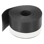 Silicone Seal Strip, 45mm Width x 16.5FT Length Sealing Foam Tape, Black