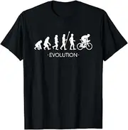 [VidiAmazing] Evolution of Cyclist Shirt, Cycling Bike ds828 T-Shirt