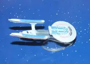 Star Trek Micro Machines STNG U.S.S. Excelsior NCC-2000 With Clear Plastic Stand
