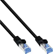 InLine 74814S Patch Cable Cat.6A S/FTP TPE Flexible Black 1.5 m