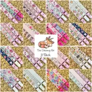 3 Pack Girls Dummy Clip - Pacifier Chain - Soother Holder - Dummie Strap - Binky