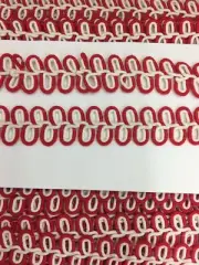 1 “ Multi Color Braid Gimp Trim Lampshades Drapery polyester 3 Yards Gr-203