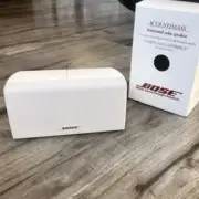 Bose New Box Center Horizontal Speaker Double Cube Acoustimass/Lifestyle White.