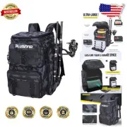 Durable Fishing Tackle Backpack with 16 Pockets - Ultimate Gear Organization
