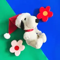 在飛比找PChome24h購物優惠-Snoopy史努比填充玩偶-聖誕狗 17cm