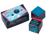 2 Pieces Of Blue Diamond Premium High End Pool Cue & Billiard Chalk - 1 Box