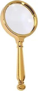 Retro Handheld Magnifying Glass with Handle Antique Reading Magnifier for Jewelry Photography Lightweight and Portable Durable Design for Seniors Sturdy Use