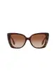 Burberry Women's Cat Eye Frame Brown Acetate Sunglasses - BE4393F