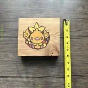 Pokemon Torchic wood burning pyrography wood gift Present Art