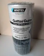 Gutter Guard Mesh 10 metres x 300mm Whites Fire rated 1.Galvanized