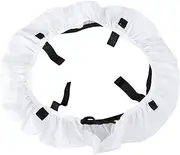 HOMSFOU 18 Foldable Ring Flash Diffuser Nylon Diffuser for Photography Softbox Ring Light Ideal for