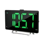 Digital Alarm Clock Radio With Dual Alarm Dimmer 9-inch LED Display FM Radio