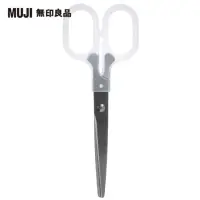 在飛比找momo購物網優惠-【MUJI 無印良品】不鏽鋼剪刀/15.5cm.透明