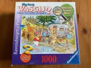Ravensburger Jigsaw Puzzle CAMPING COMMOTION Mystery Wasgij 1000 pcs NEW