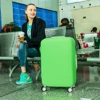 在飛比找Yahoo奇摩購物中心優惠-L號糖果色彈力行李箱保護套 (適合26~30吋) 拉桿旅行箱