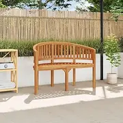 Generic Banana Bench 120 cm Solid Teak Wood