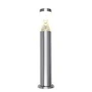 PORTUS Garden Bollard Light 6W Round Stainless Steel 316 3000K IP67 H500mm Anti Glare 620LM