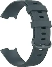 [DAYHOM] Soft TPU Sport WatchBands Fit for Fitbit Charge 3/4 Smart Watchdurable Strap Wristband Fit for Fitbit Charge 3 Charge 4 Watch Accessory(4,Color Buckle_S)