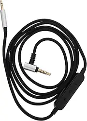 Mipcase 1Pc Earphone Cable with Line Control High Performance Replacement Wire for Headphones Durable All Cord for Models