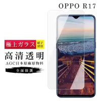 在飛比找Yahoo奇摩購物中心優惠-OPPO R17 AGC日本原料高清疏油疏水鋼化膜保護貼(R