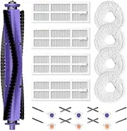 Replacement Parts Accessories Compatible with Narwal Freo Robot Vacuum 1 Roller Brush,4 HEPA Filters, 4 Mop Pads, 6 Side Brushes, 15 Pack